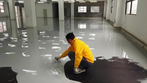 京山防腐防静电地坪,防腐防静电自流平地坪
